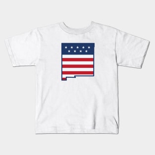 Stars and Stripes New Mexico Kids T-Shirt